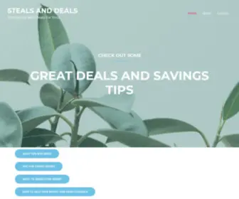 Stealsanddeals321.ca(Steals and Deals) Screenshot