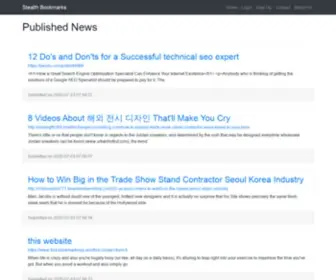 Stealth-Bookmark.win(Published News) Screenshot