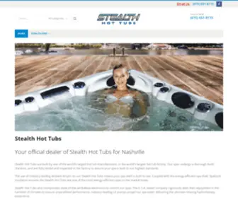 Stealth-Hottubs.com(Stealth Hot Tubs) Screenshot