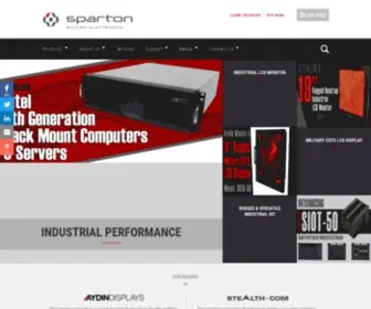 Stealth.com(Rugged Industrial Computers & LCD Monitors) Screenshot