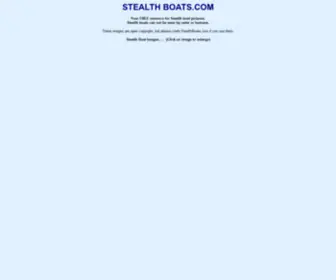 Stealthboats.com((stealth boats)) Screenshot