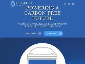 Stealthenergy.io(POWERING A CARBON FREE FUTURE) Screenshot