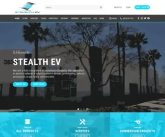 Stealthev.com(Stealth EV) Screenshot