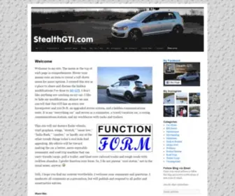 Stealthgti.com(Stealth GTI) Screenshot