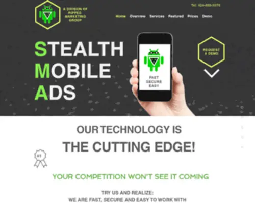 Stealthmobileads.com(Stealth Mobile Ads) Screenshot