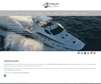 Stealthyachts.com(STEALTH yachts) Screenshot