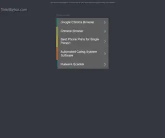 Stealthybox.com(Stealthy Box) Screenshot