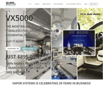 Steam-Cleaners-Direct.com(Home of the VX 5000 Steam Cleaner) Screenshot