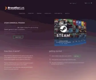 Steam-Distribution.com(BrandOut Ltd) Screenshot