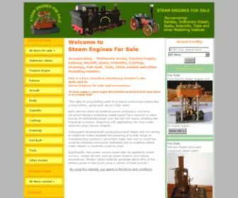 Steam-Engines-For-Sale.com(123 Reg) Screenshot