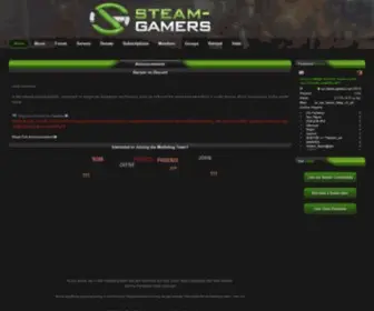 Steam-Gamers.net(Steam-Gamers - Home) Screenshot