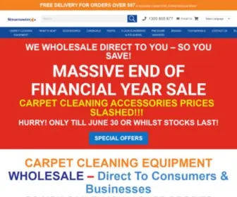 Steamaster.com.au(Australia’s Leading Supplier of Carpet Cleaning Equipment) Screenshot