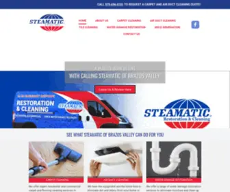 Steamaticbcs.com(Steamatic of Brazos Valley) Screenshot