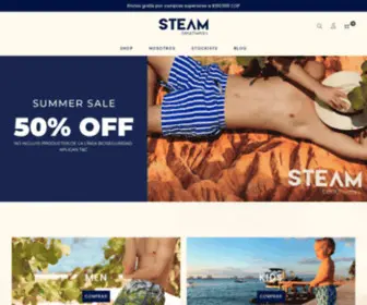 Steambeach.com.co(Steam Beachwear) Screenshot