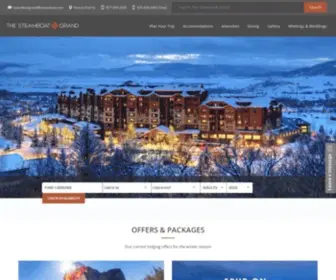 Steamboatgrand.com(Steamboat Hotel) Screenshot