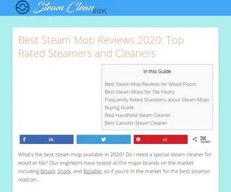 Steamclean.reviews(Best Steam Mop Reviews 2020) Screenshot