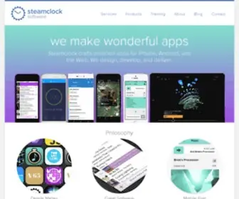 Steamclock.com(Steamclock) Screenshot