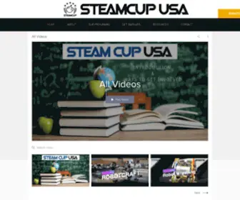 Steamcupusa.org(Providing STEAM educational programs and competitions for students in the K) Screenshot