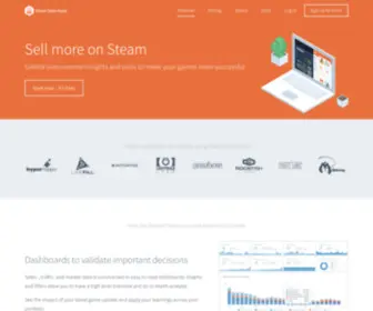 Steamdatasuite.com(Steam Data Suite) Screenshot