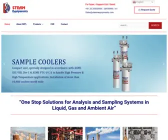 Steamequipments.com(Steam Equipments Pvt Ltd) Screenshot