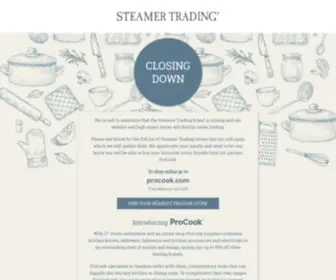 Steamer.co.uk(Cookware & Kitchenware Shop) Screenshot