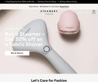 Steamerystockholm.com(Everything you need to pamper your wardrobe) Screenshot