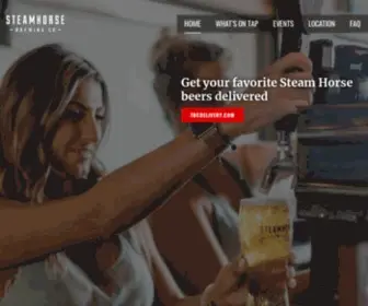 Steamhorsebrewing.com(Craft brewery in West Palm Beach's Warehouse District) Screenshot