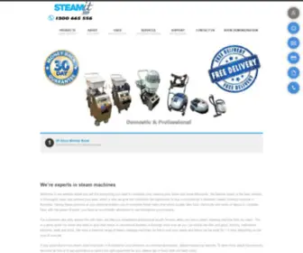 Steamit.com.au(Domestic & Commercial Steam Cleaning Machines for Hire) Screenshot