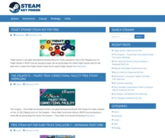 Steamkeyfinder.com(steamkeyfinder) Screenshot