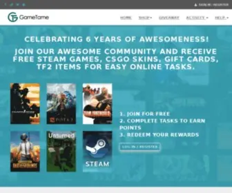 Steampowers.net(Earn Free Gift Cards & Steam Games) Screenshot