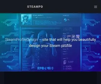Steamprofiledesign.com(Beautiful design profile on Steam) Screenshot