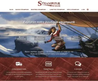 Steampunkavenue.com(Boutique Steampunk Avenue) Screenshot