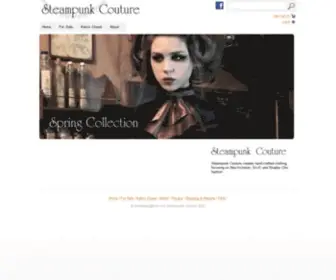 Steampunkcouture.com(Steampunk Couture Clothing) Screenshot