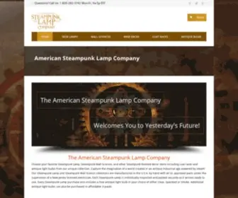 Steampunklampcompany.com(American Steampunk Lamp Company Official Website) Screenshot