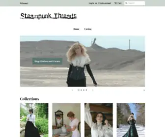 Steampunkthreads.com(Steampunk Threads) Screenshot