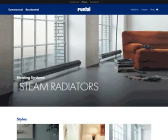Steamradiators.com(Sleek Modern Steam Radiators for Remodeling) Screenshot