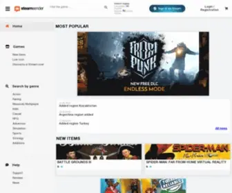 Steamsender.com(Steamsender) Screenshot