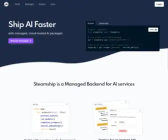 Steamship.com(The Leading Steamship Site on the Net) Screenshot