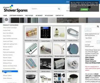 Steamshowerspares.com(Steam Shower Spares) Screenshot