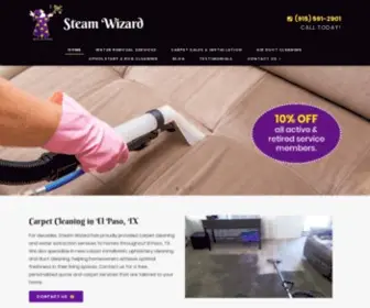 Steamwizardelpaso.com(Steam Wizard) Screenshot