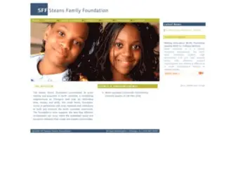 Steansfamilyfoundation.org(Steans Family Foundation) Screenshot