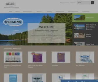 Stearnspkg.com(Stearns Packaging Corporation) Screenshot