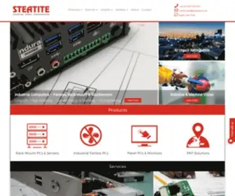 Steatite-Embedded.co.uk(Steatite Industrial PCs) Screenshot