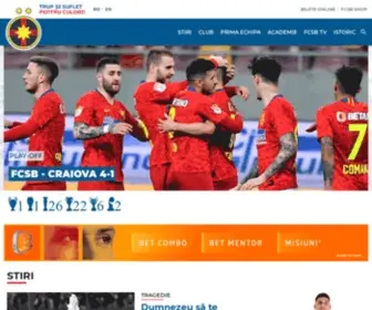 Steauafc.com(FCSB) Screenshot