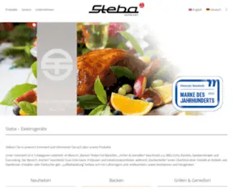 Steba.co.uk(Steba Electrical appliances) Screenshot