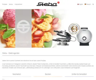 Steba.com(Steba Elektrogeräte) Screenshot