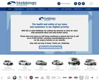 Stebbings.co.uk(Used cars for sale in Kings Lynn & Norfolk) Screenshot