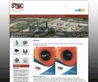 Stec.org(South Texas Electric Cooperative) Screenshot