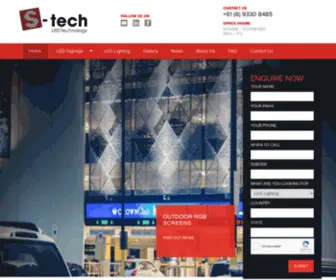 Stechgroup.com.au(LED Lighting & Display Experts Perth) Screenshot