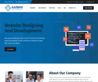 Stechnosoft.biz(Sanghvi Technosoft) Screenshot